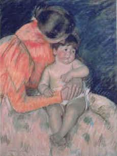 Mary Cassatt Mother and Child  gvv china oil painting image